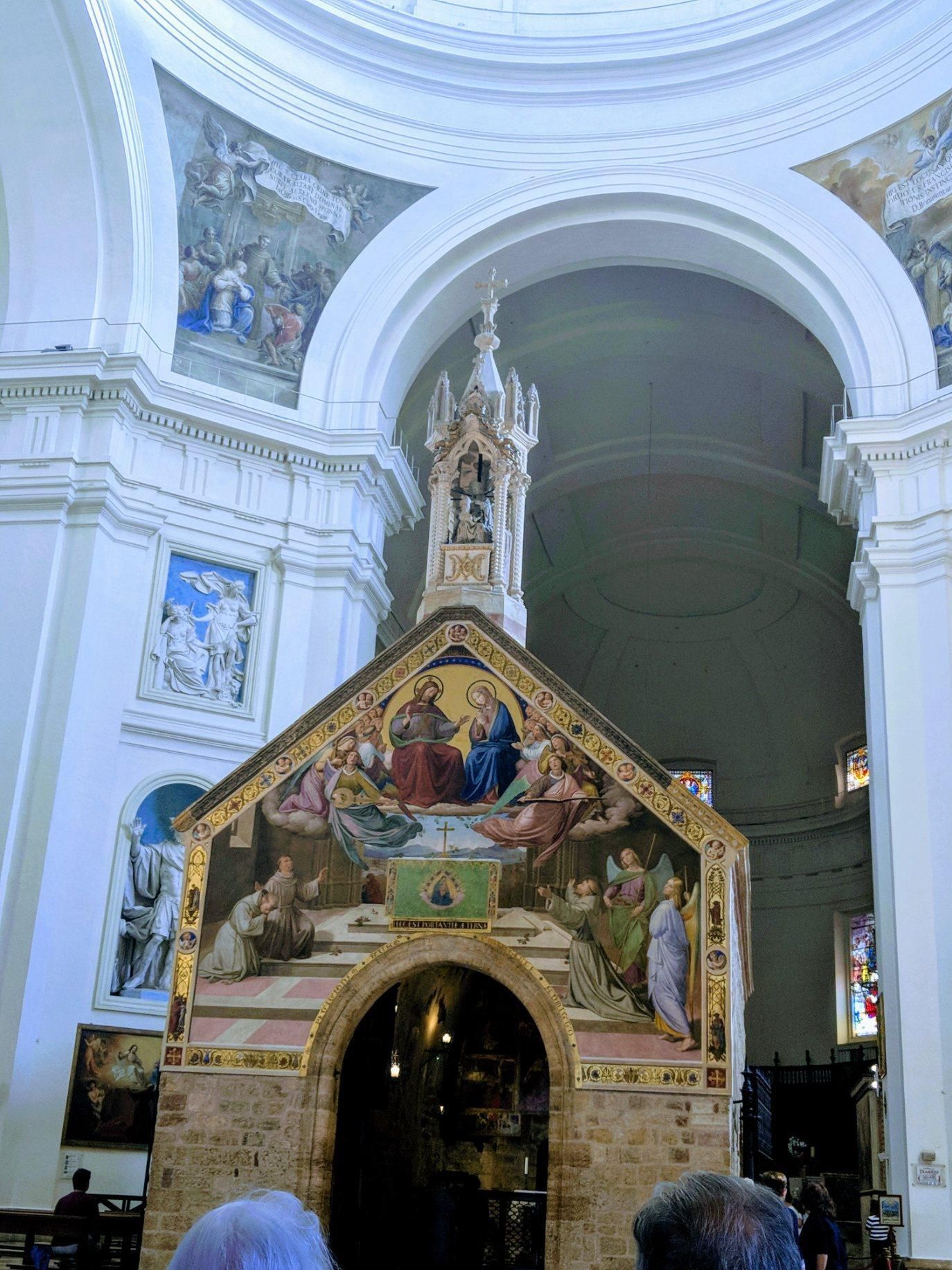 Portziuncola inside the basilica