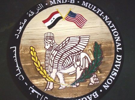  WP-1545 - Crest of the Marine Corps Multi-National Division  in Iraq
