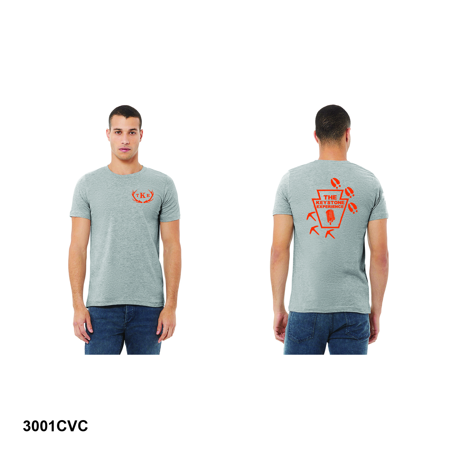 REGULAR DESIGN - Bella + Canvas Unisex Heather CVC T-Shirt