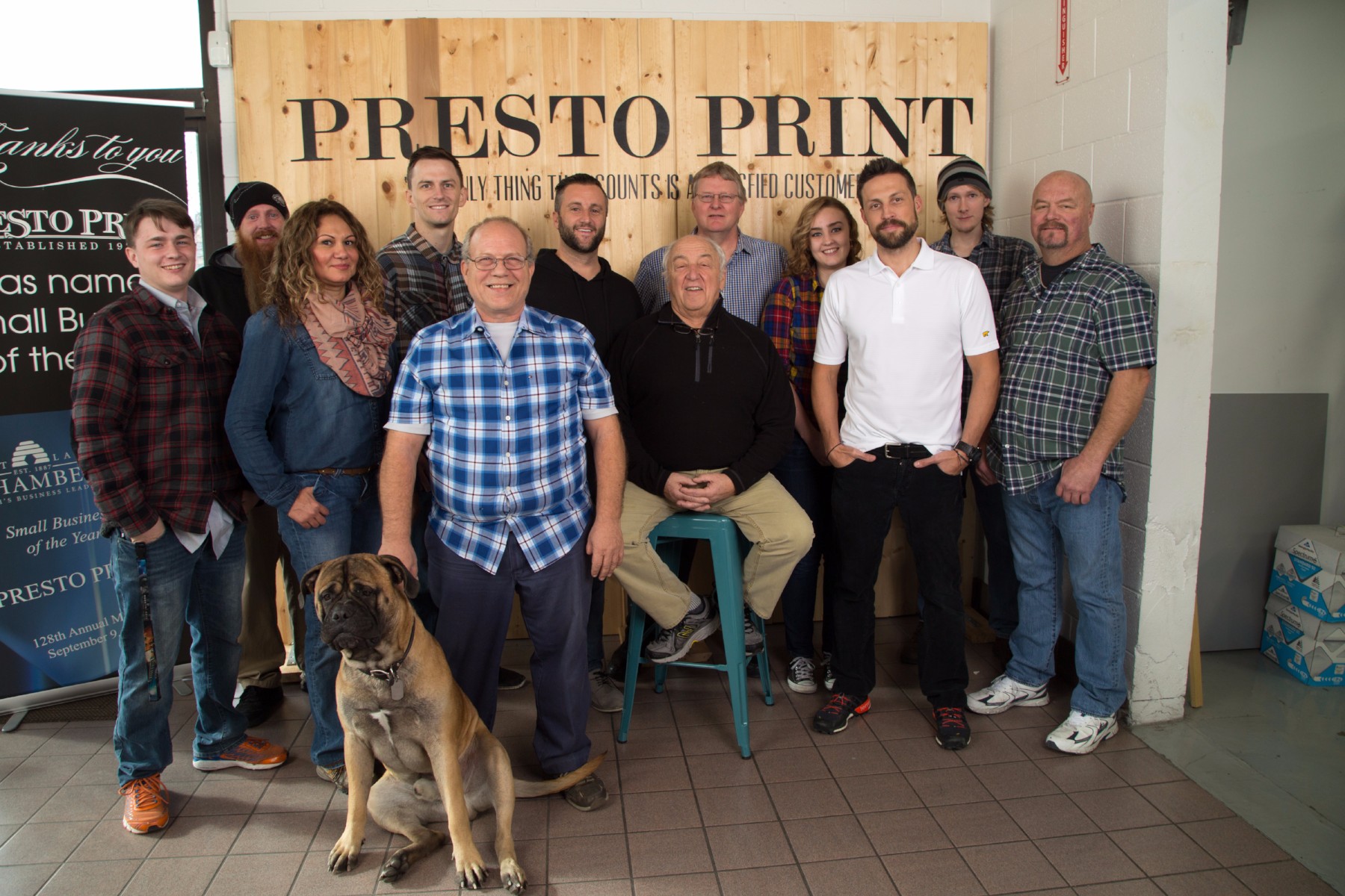 Presto print staff photo