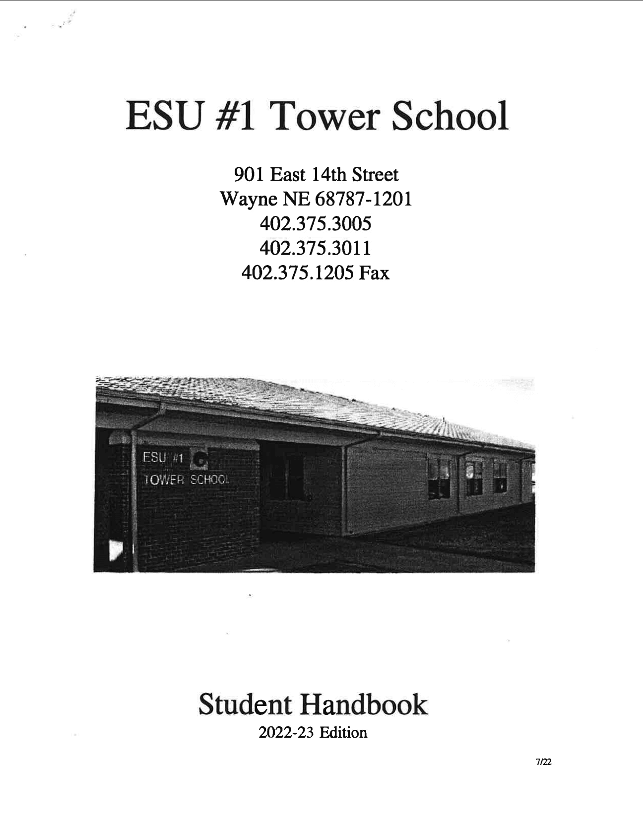 Student Handbook