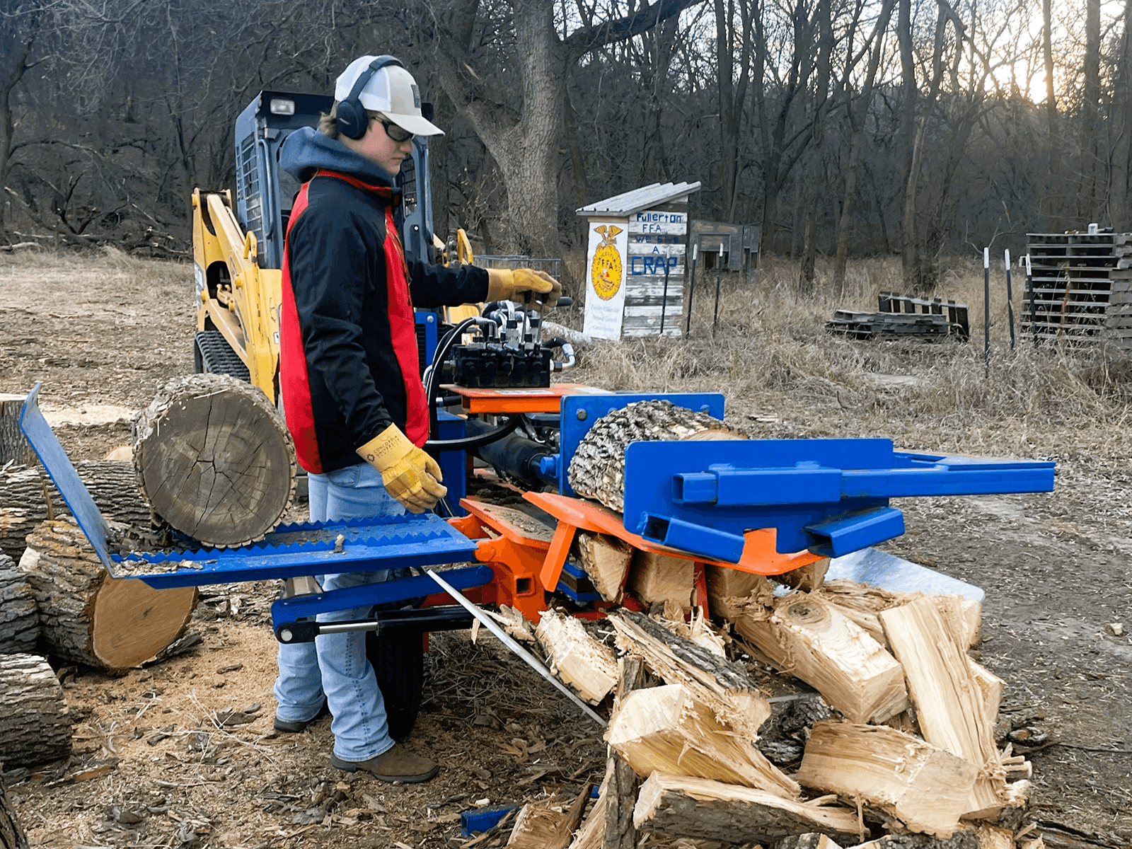 Burning with Purpose: SAE Grant Helps Fuel Teen's Firewood Business