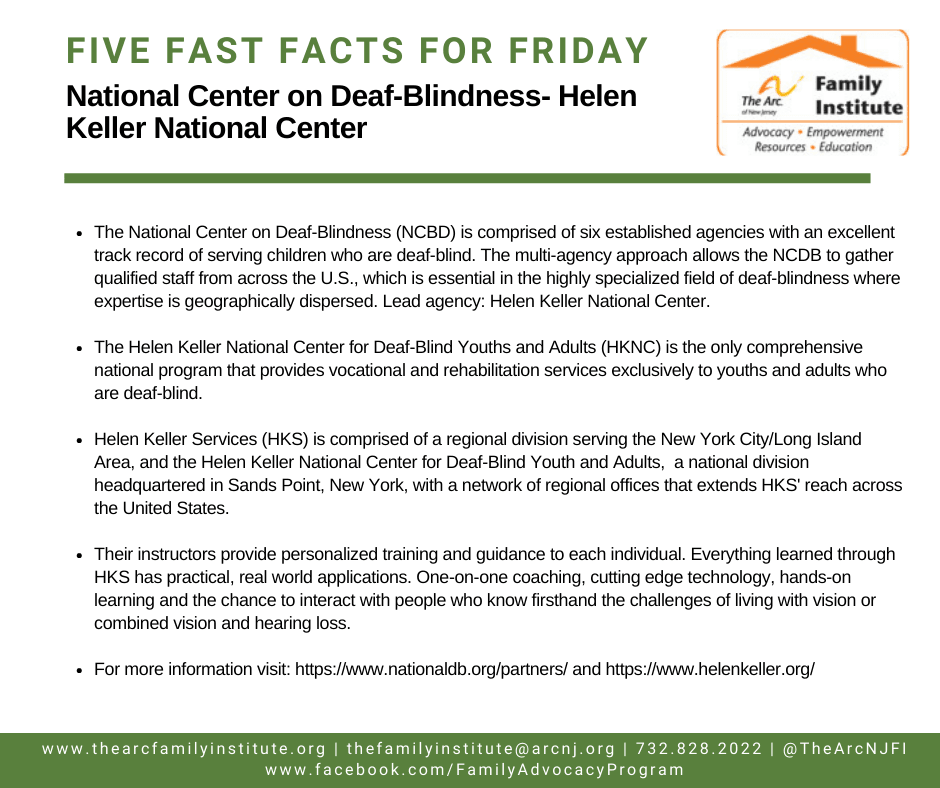 National Center on Deaf Blindness- Helen Keller National Center 
