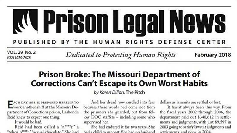 Lawsuit Alleges Illinois Prisons Improperly Censored Criminal Justice Newsletter