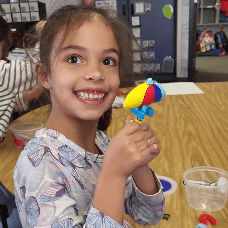 Learning with Toys at Cottonwood Elementary