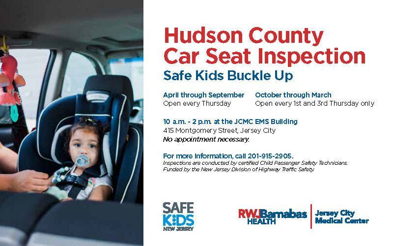 Safe Kids NJ Hosting FREE Car Seat Inspections