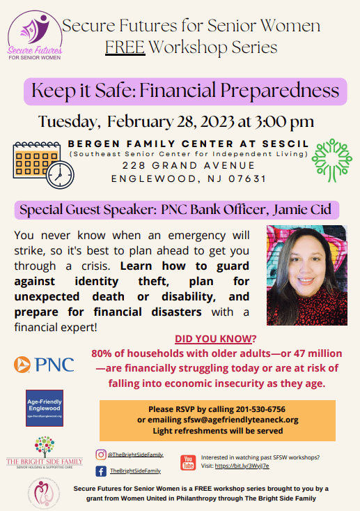 Hosted by Secure Futures For Senior Women