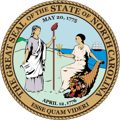 W32380 - Seal of the State of North Carolina Wall Plaque