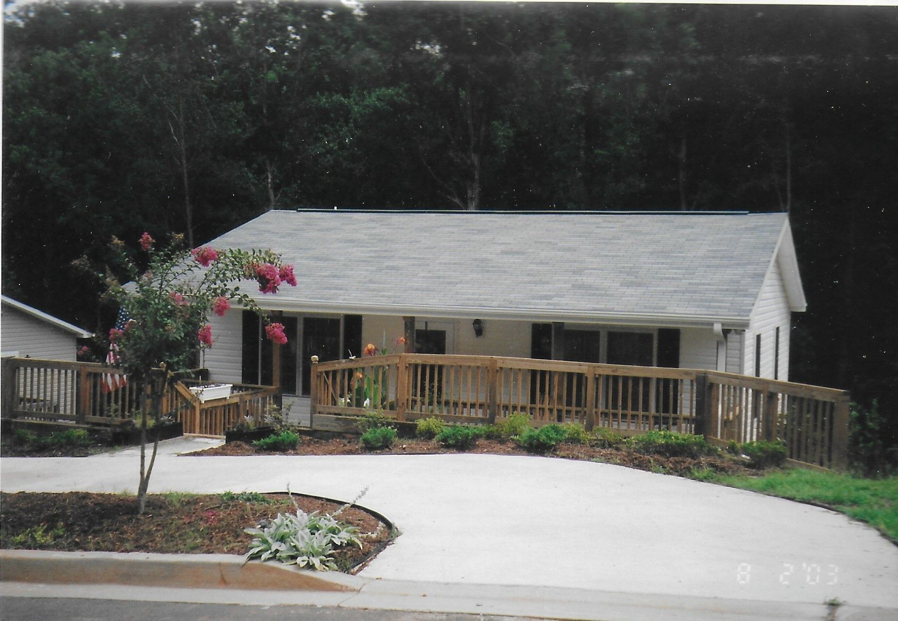 A completed Habitat home.