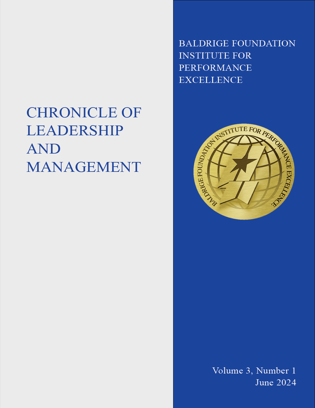 Image of Volume 3 of the Chronicle of Leadership and Management