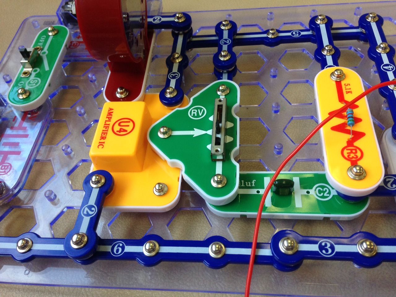 Check out this Snap Circuit radio