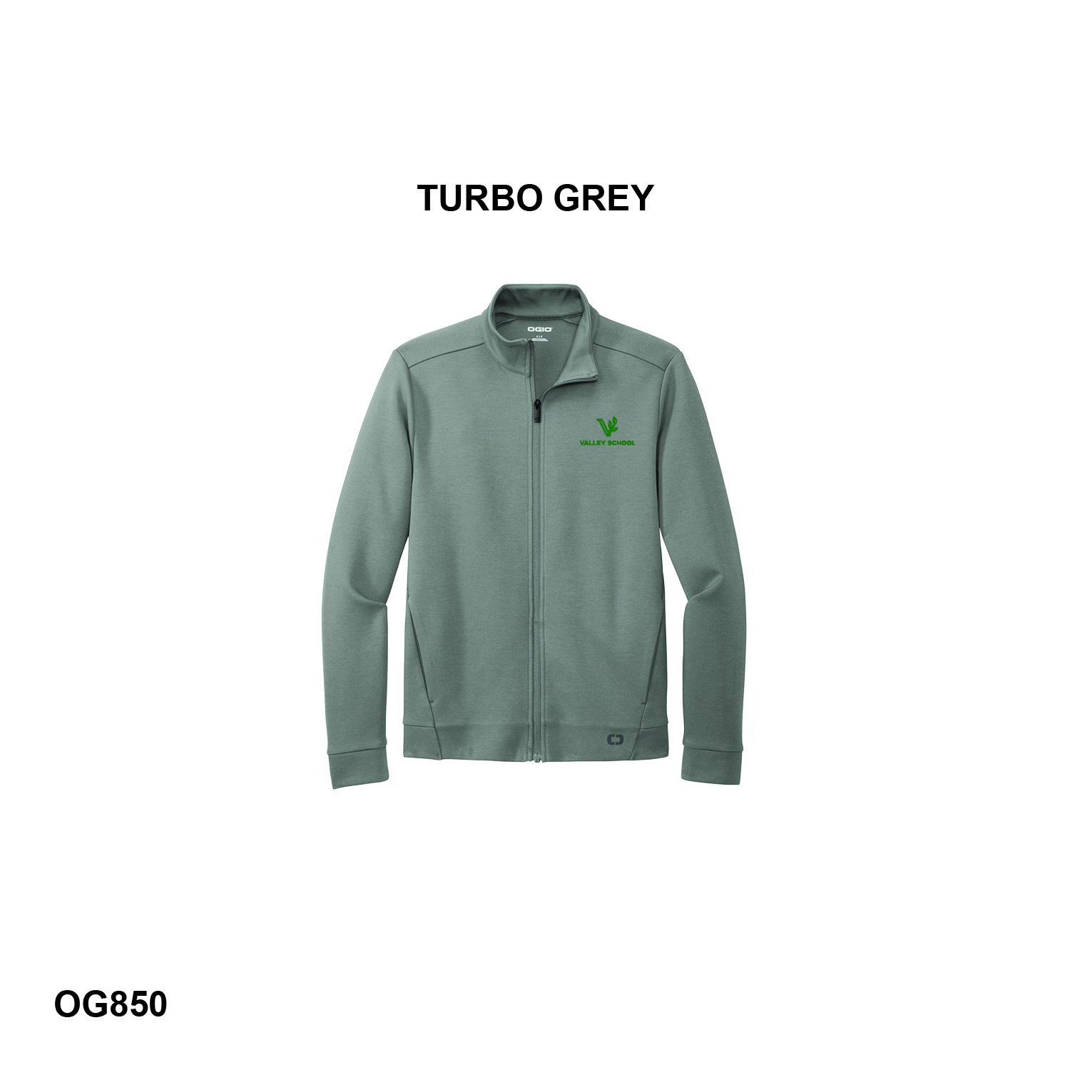 VALLEY SCHOOL WITH V LOGO - OGIO® Bolt Full-Zip