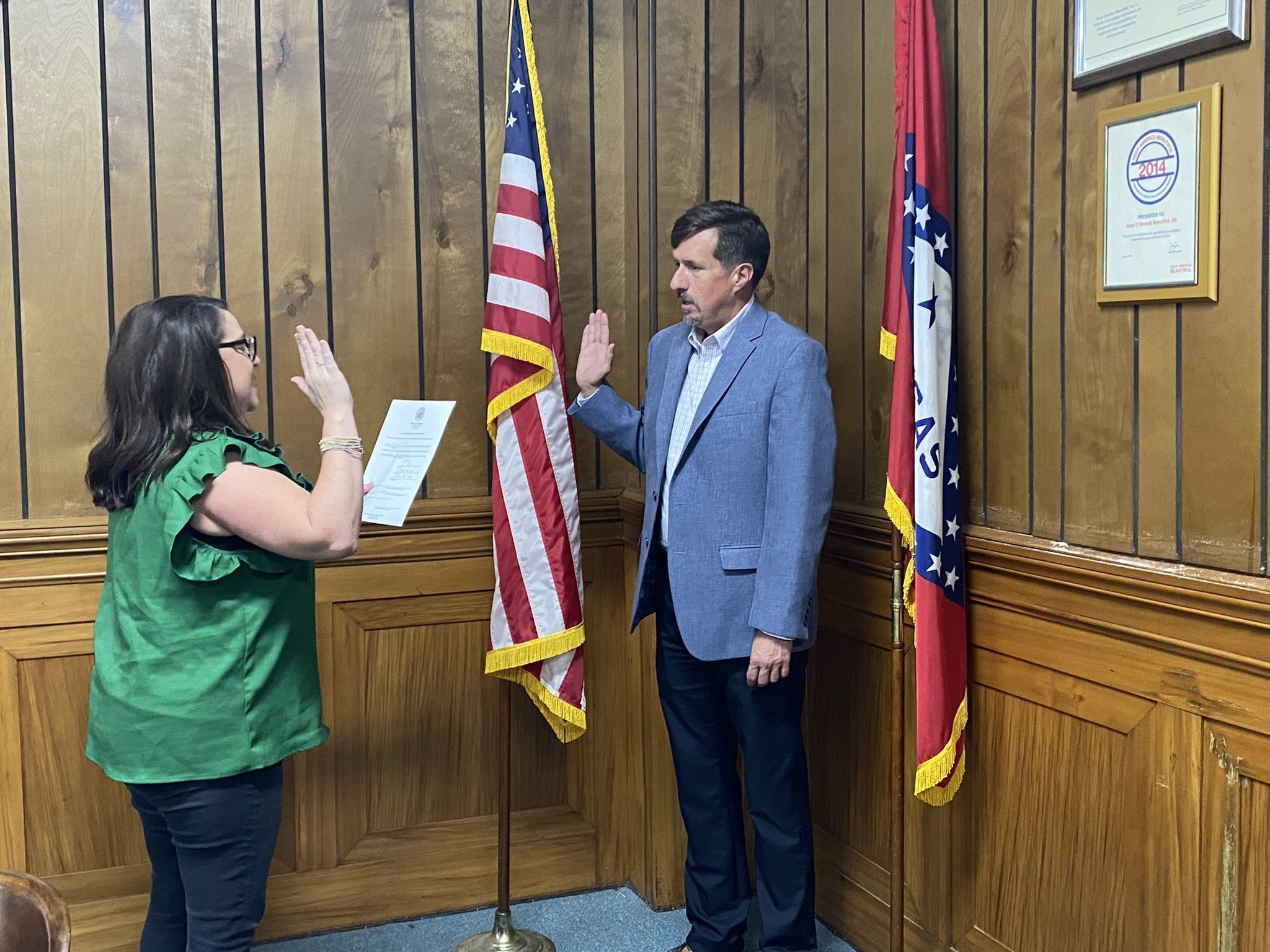 Dr. Jones sworn into a second term on the Governor’s Advisory Council on Aging