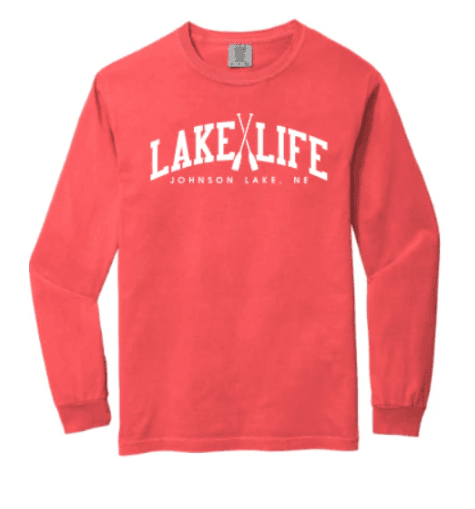  Lake Life Neon Red Orange
