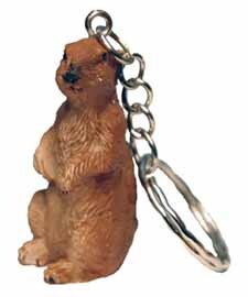 Key Chain - Poly Prairie Dog