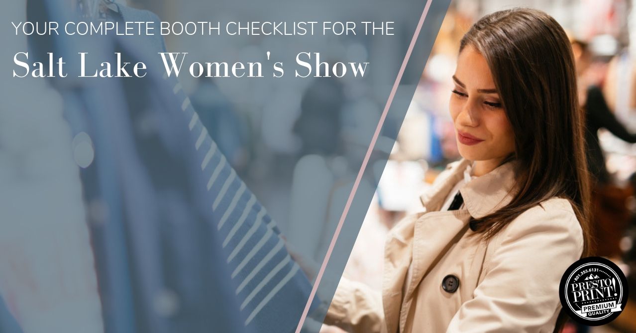 Your Complete Booth Checklist for the Salt Lake Women's Show