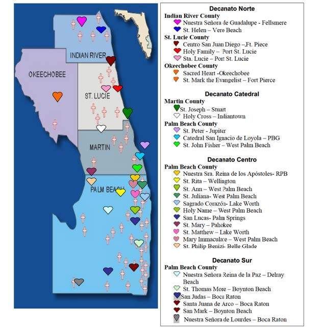 Deanery Map