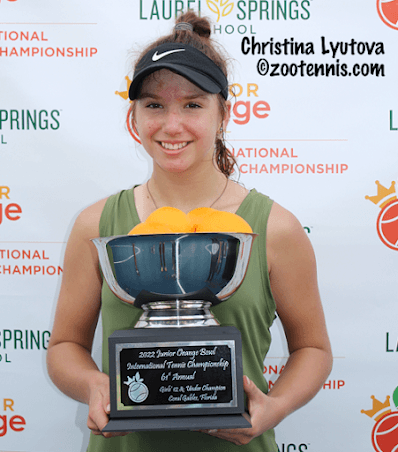 Lyutova is lone US representative to win a Junior Orange Bowl title this year