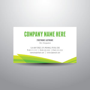 Business Card, 2 Sides - Enter Your Details