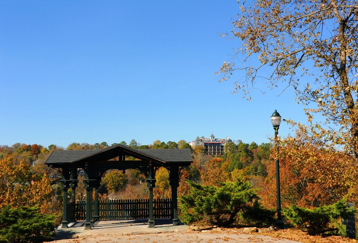 Autumn and the Crescent Hotel.