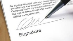Signing a Document