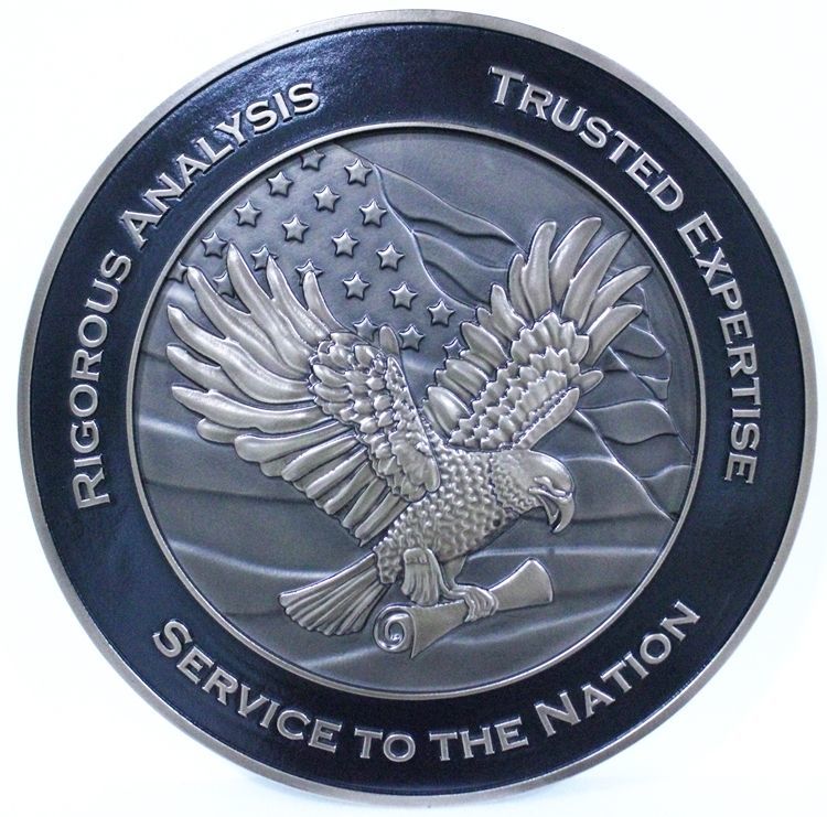MD1456 - Plaque of the Seal of a US Federal Agency, 3-D Bas-Reliefthe 