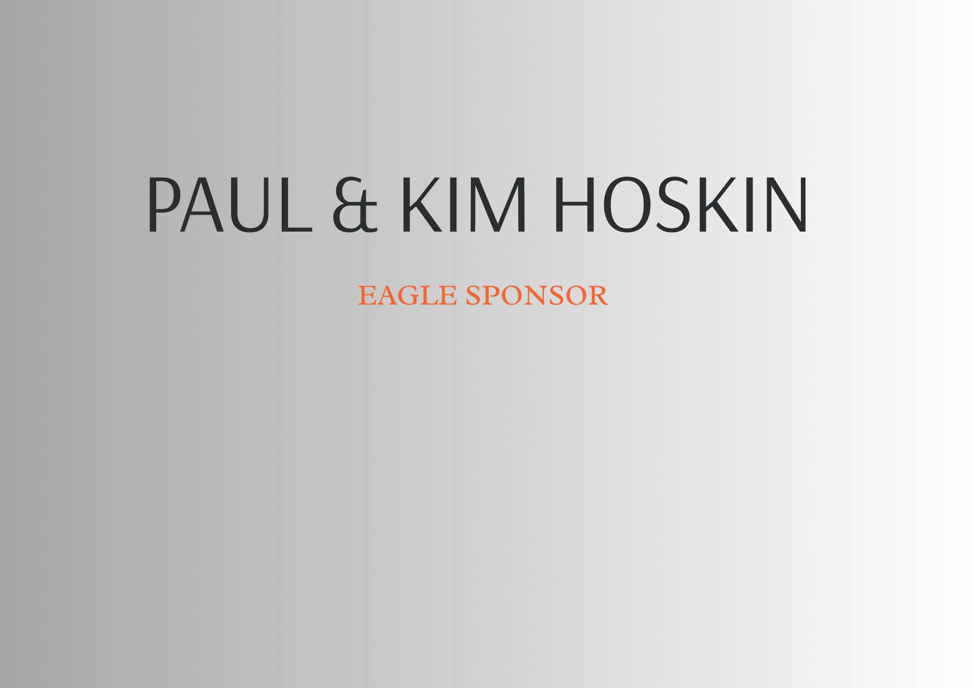 Paul & Kim Hoskin 