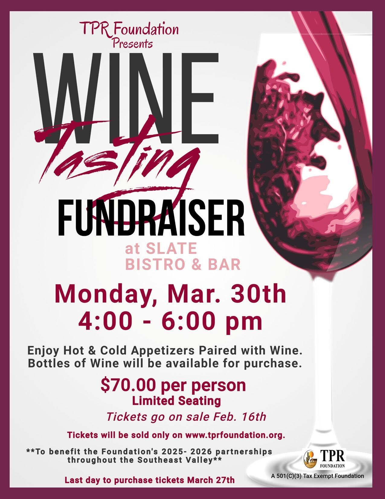 Poster for Wine Tasting