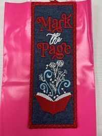 Embroidered Bookmarks - Mark the Page
