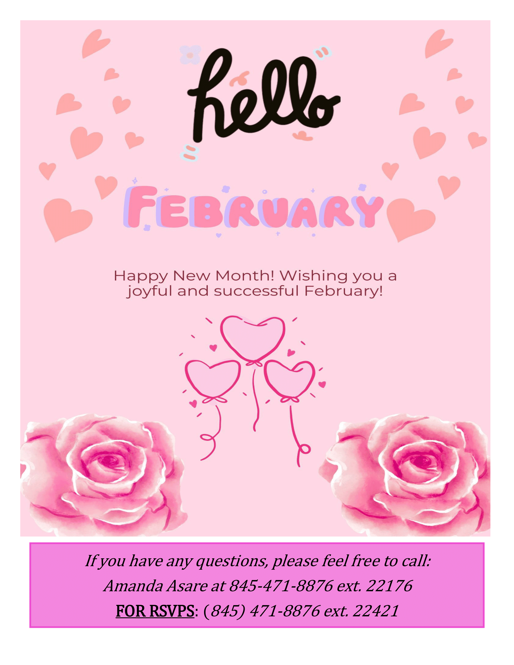 Rec & Teen Club Calendar