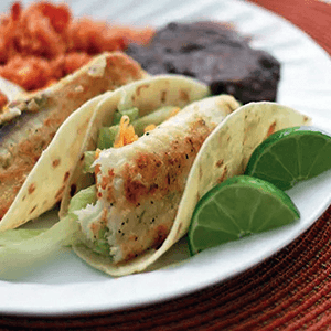 Honey Sesame Fish Tacos