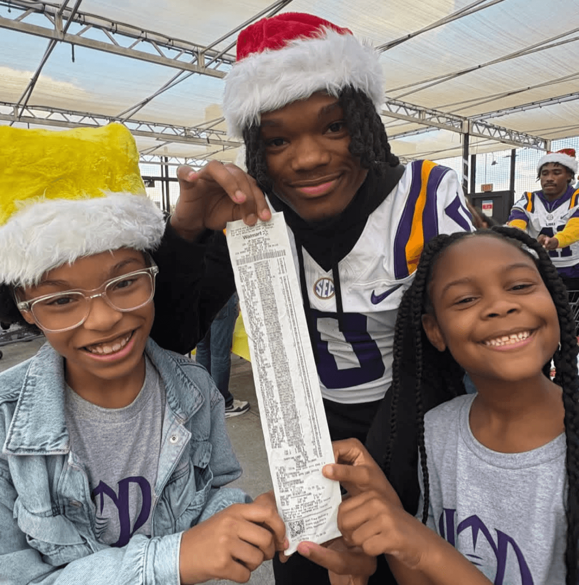 LSU Football Takes Club Members on Holiday Shopping Spree