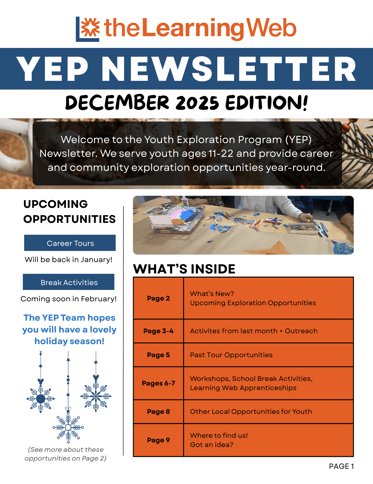 December 2025 YEP Newsletter
