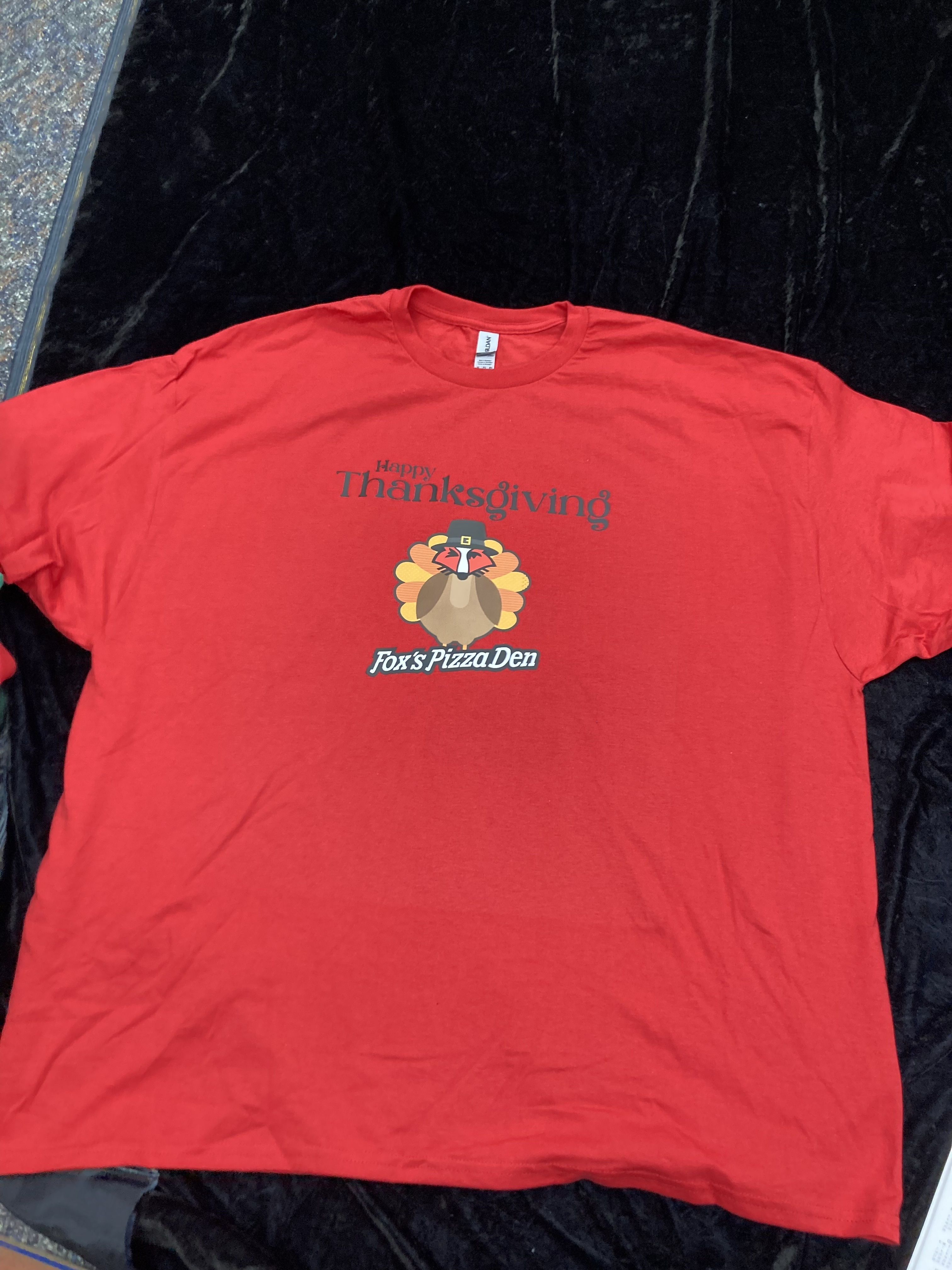 SALE 2025 Thanksgiving Logo - 3XL Red T-Shirt