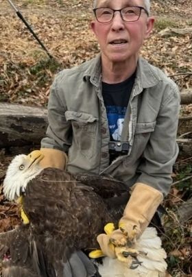 Raptor rescuer for Maryland Wildlife Rehabilitators