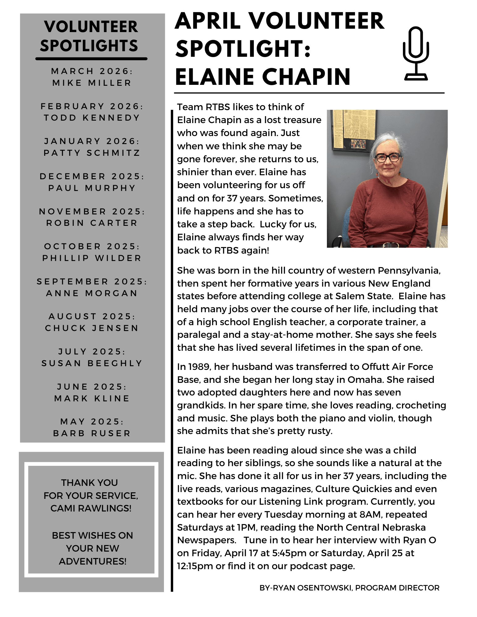 Image of the third page of the Broadcaster