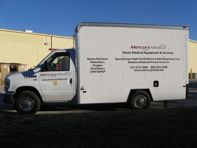 Vinyl Lettering Box Truck 1