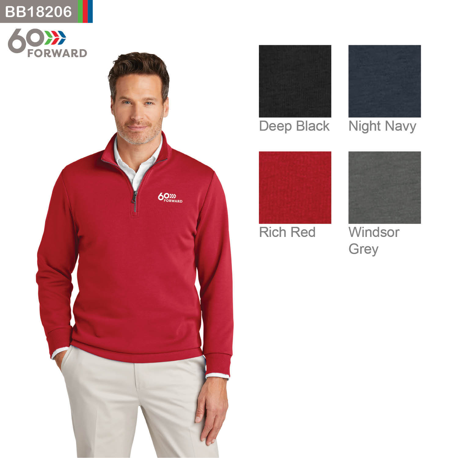 Brooks Brothers® Double-Knit 1/4-Zip