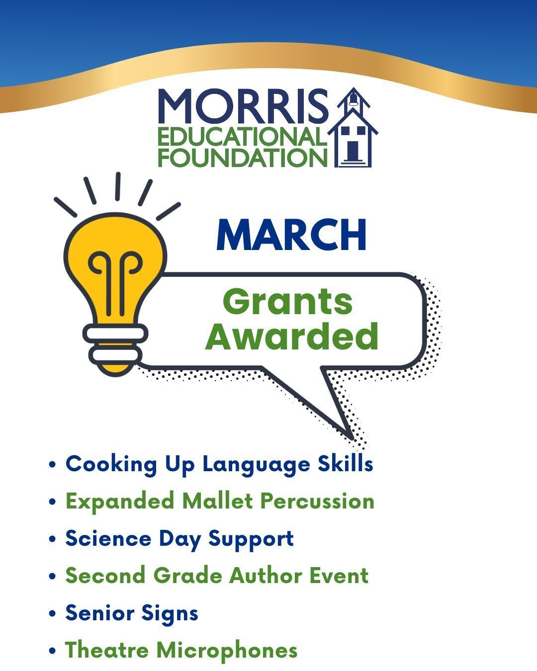 MEF Awards Over $47K in Grants in March