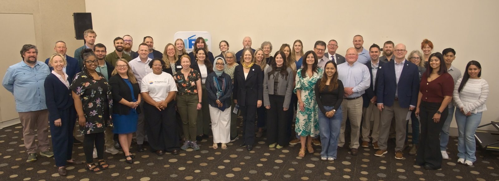 Circularity Forum speakers, partners, and attendees gather with NRC in St. Louis.