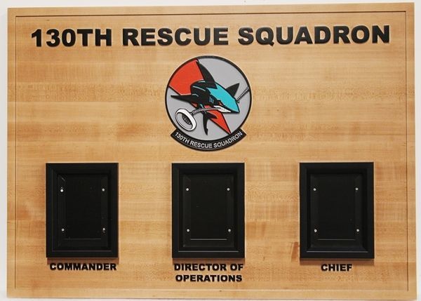 Chain-of-command and military leadership boards and plaques