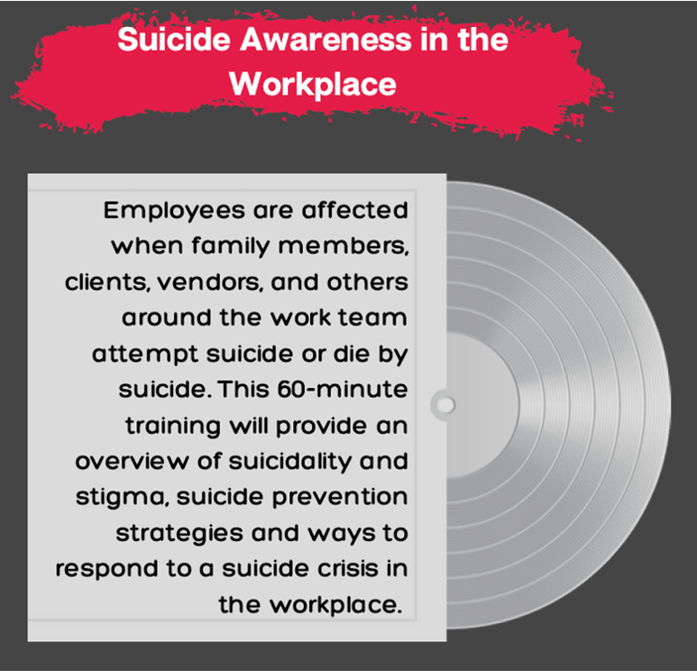 September 9th @ 12PM: Suicide Awareness in the Workplace 