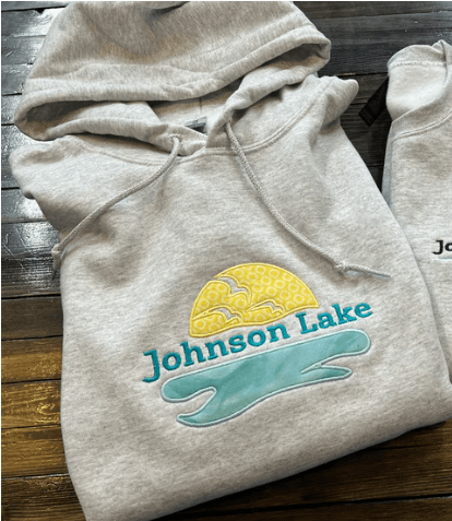 Johnson Lake Hoodie Applique