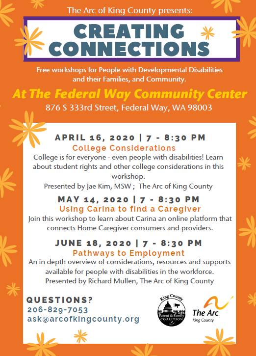 Creating Connections: Federal Way - Using Carina to find a Caregiver