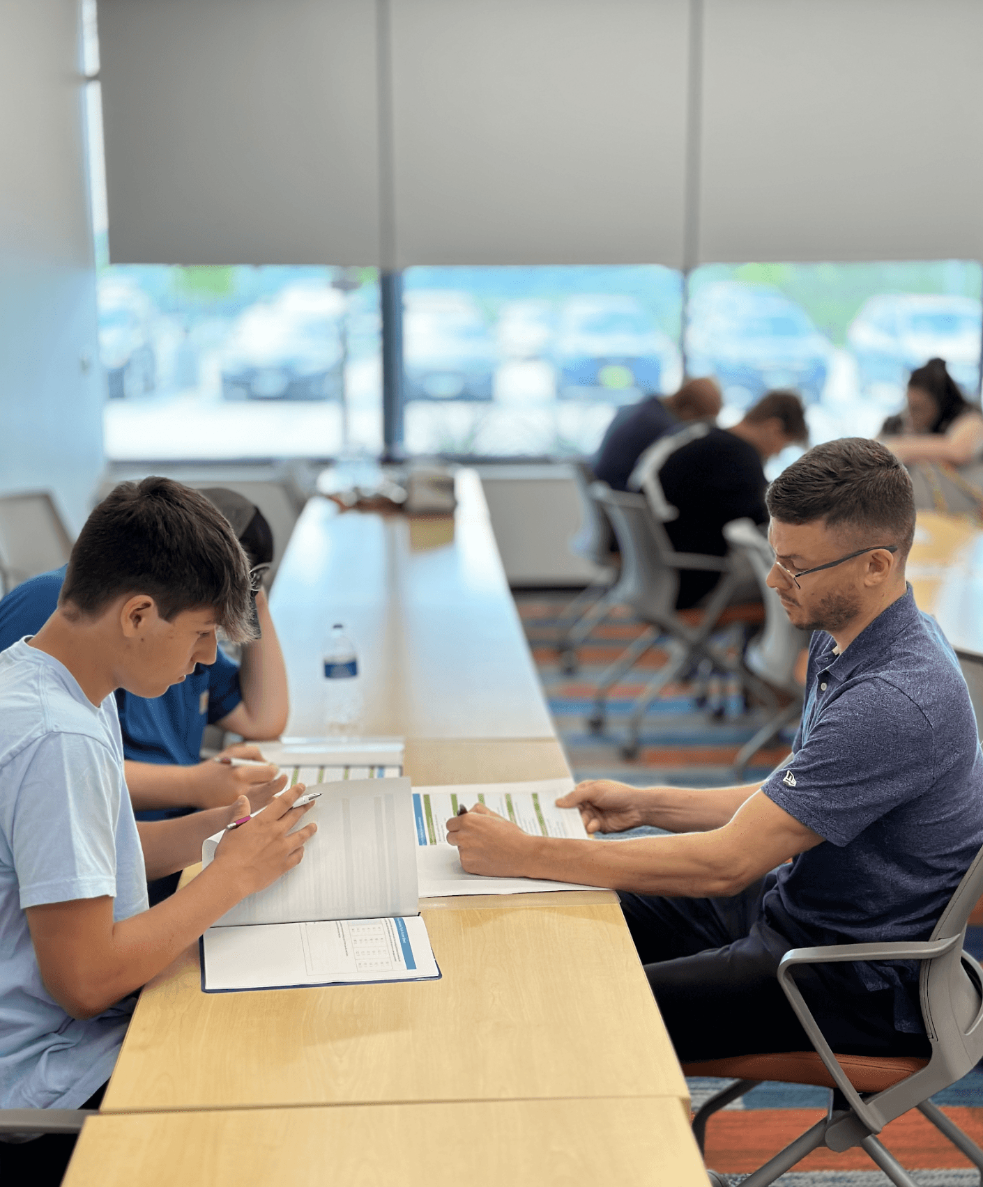 Students at desk