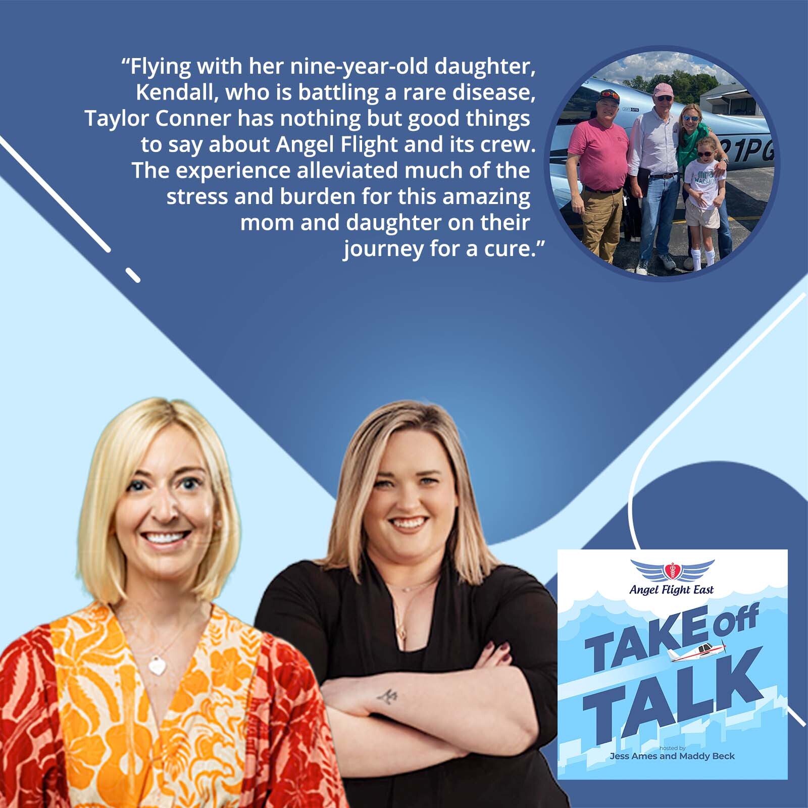 Take Off Talk with Angel Flight East | Taylor Conner | Angel Flight Experience