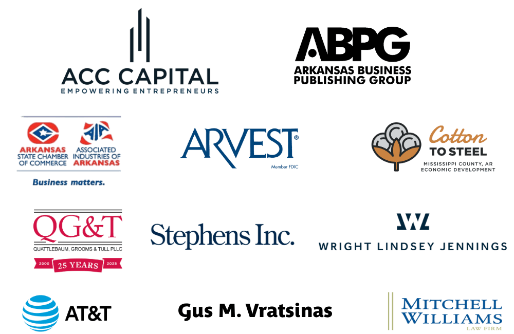 logos for Arvest Bank and Tyson Foods