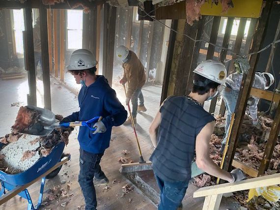 Students Gain Job Skills, GED on Springfield Habitat Project