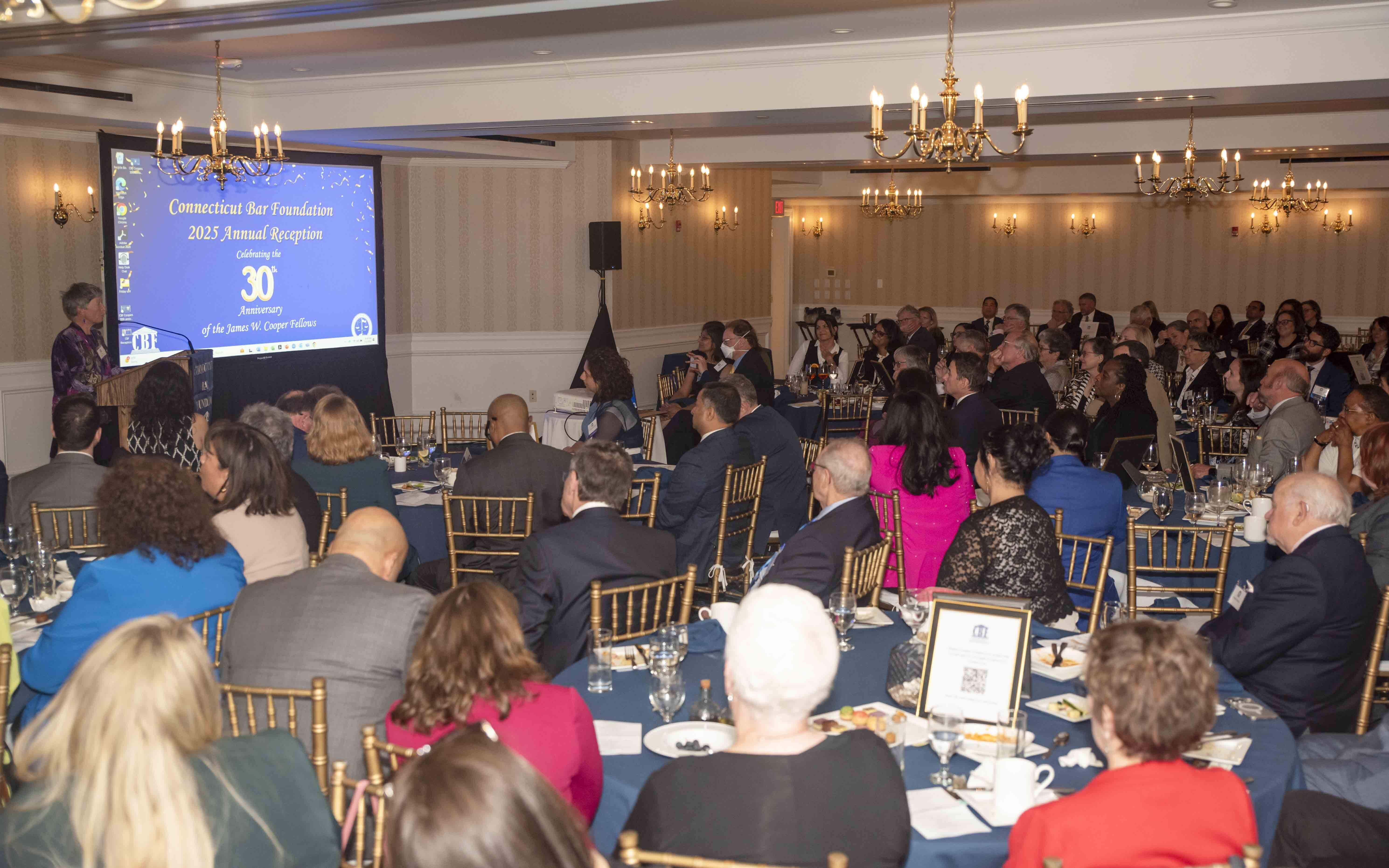 Amy Eppler-Epstein accepting Fitzgerald award