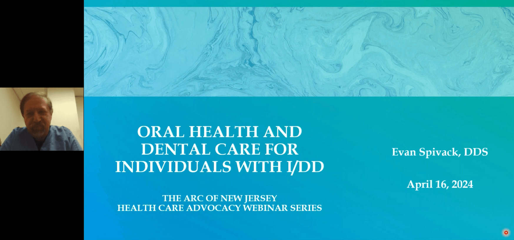 4/16/24 Oral Health and Dental Care for Individuals with IDD - Slides